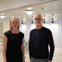 Parhaaksi yhdessä -pääsalissa innostaneet Anna Sorainen ja Henrik Dettmann. Anna Sorainen ja Henrik Dettmann