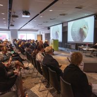 Wiking Vuori ja Soile Röppänen puhumassa Valtio Expossa 2019